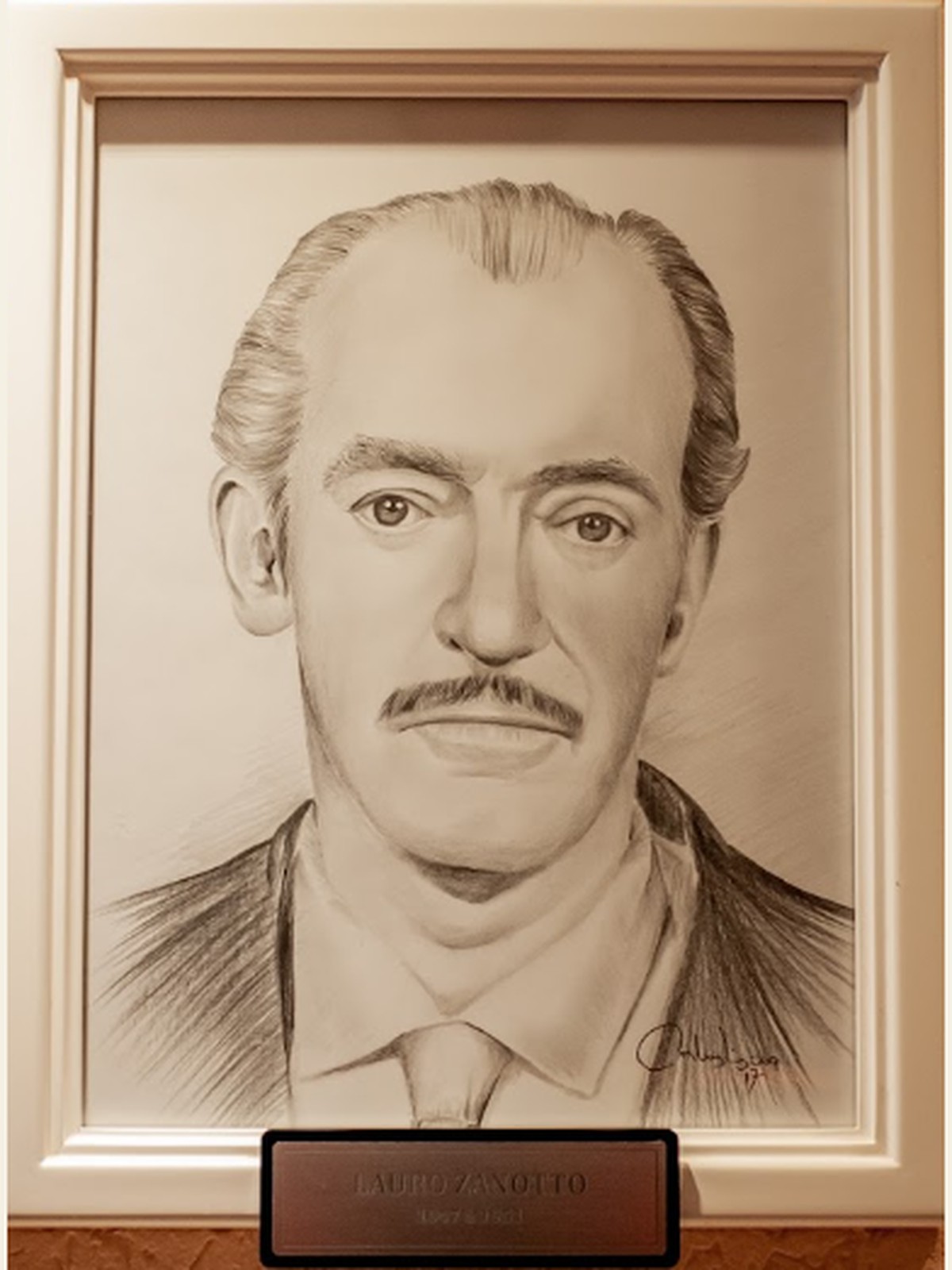 Retrato oficial de Lauro Zanotto