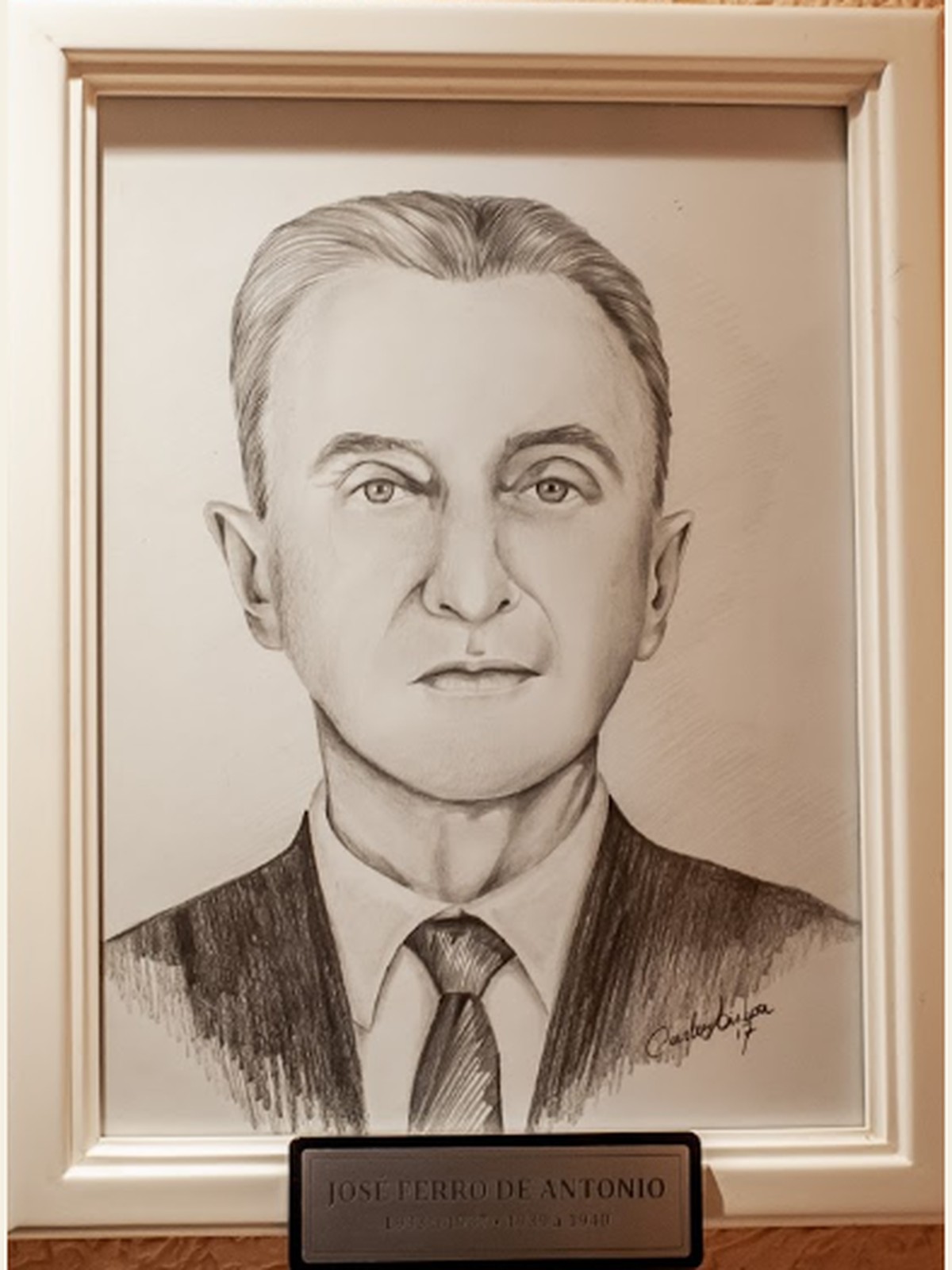 Retrato oficial de José Ferro de Antônio