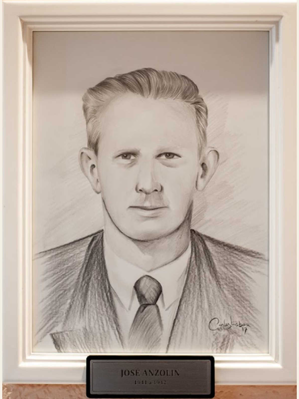 Retrato oficial de José Anzolin