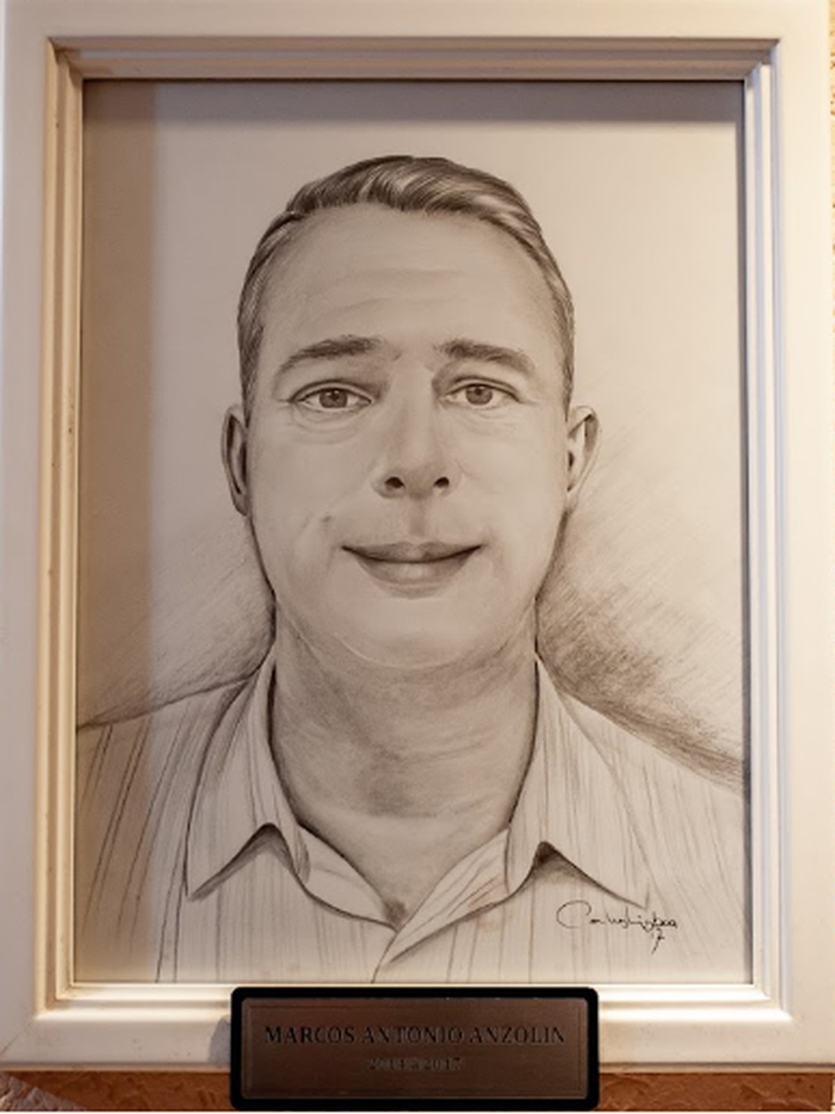 Retrato oficial de Marcos Antonio Anzolin