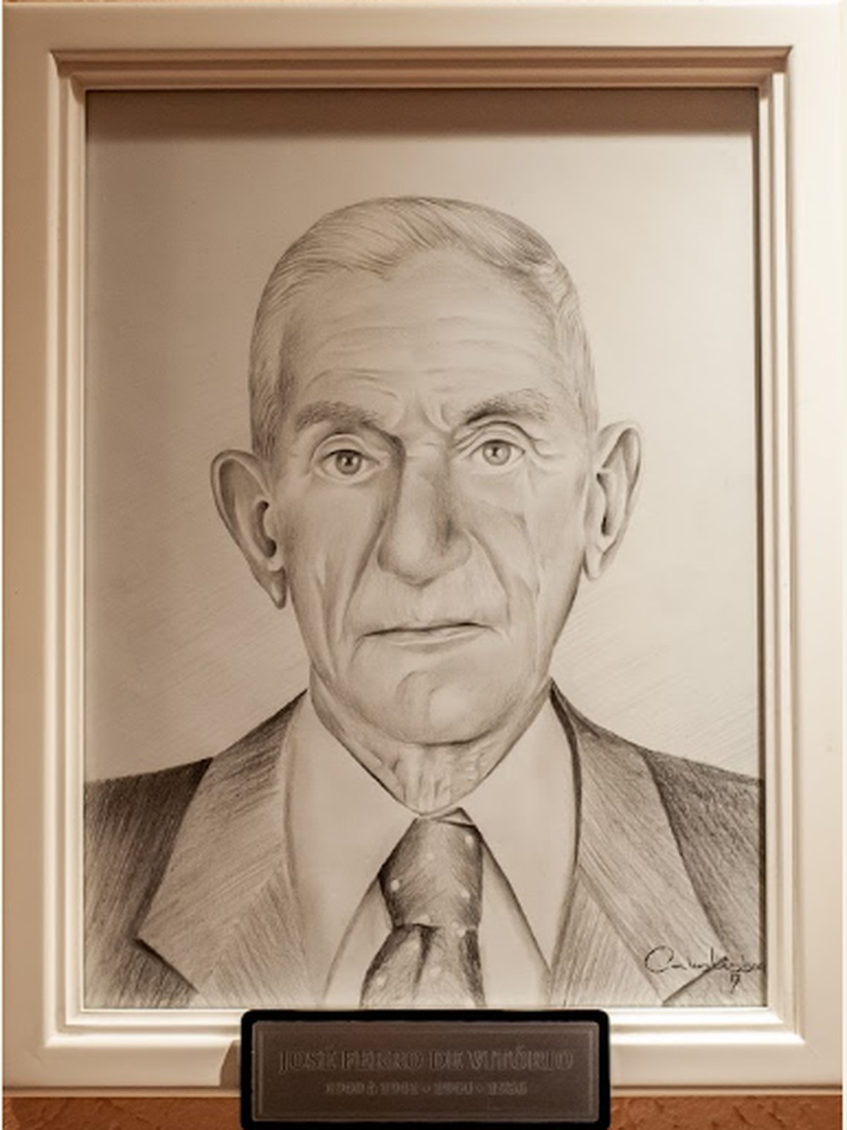 Retrato oficial de José Ferro de Vitório